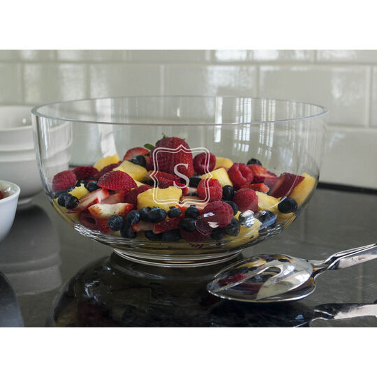 Deep Etched Monogrammed Somerset Bowl